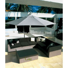 outdoor reclining rattan/wicker corner sofa furniture